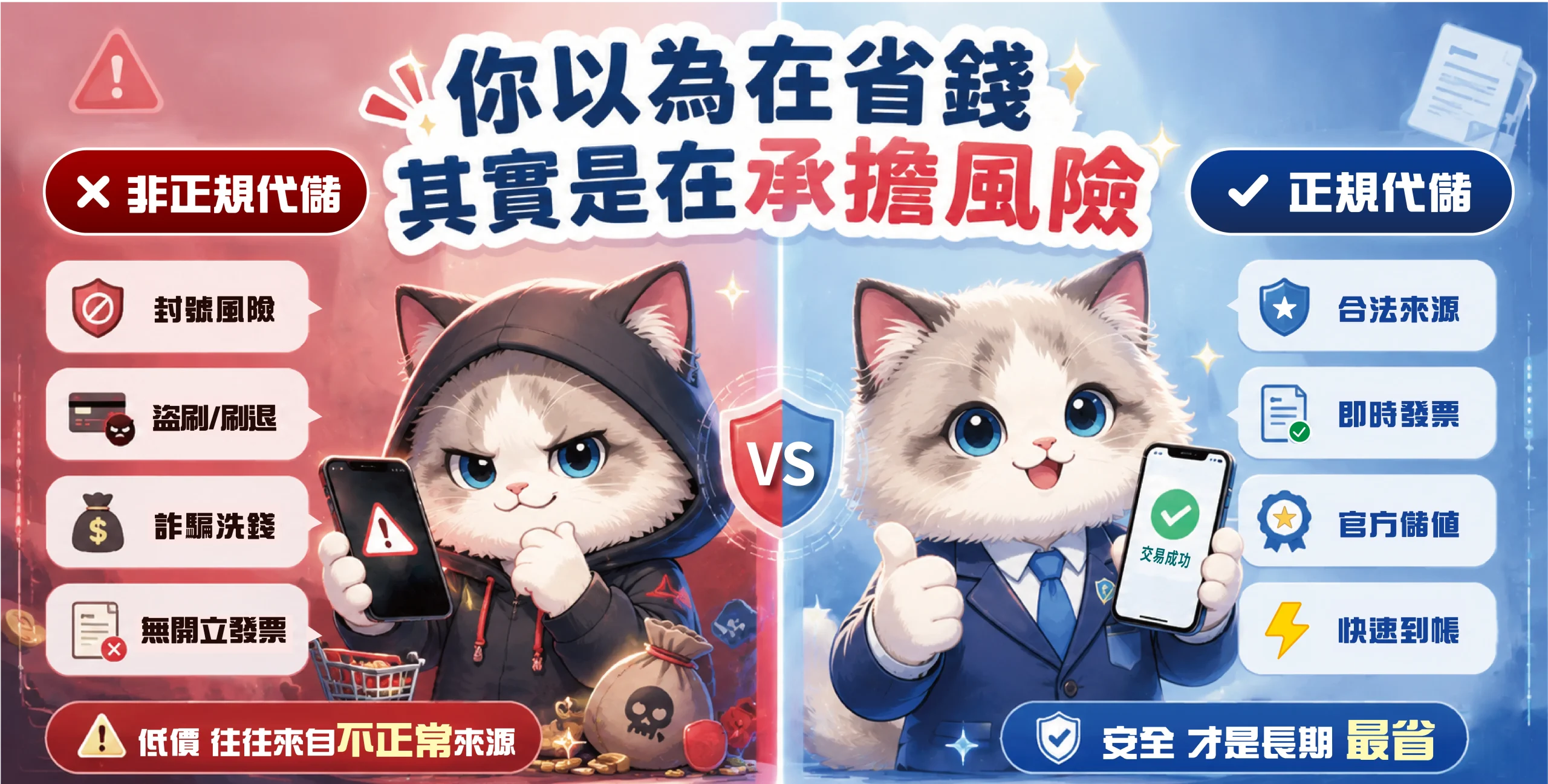 你以為在省錢其實是在承擔風險